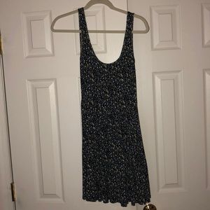 American Eagle Outfitters Blue/Yellow Floral Dress
